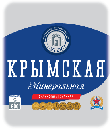 KRYMSKAYA MINERAL WATER STRONGLY SPARKLING