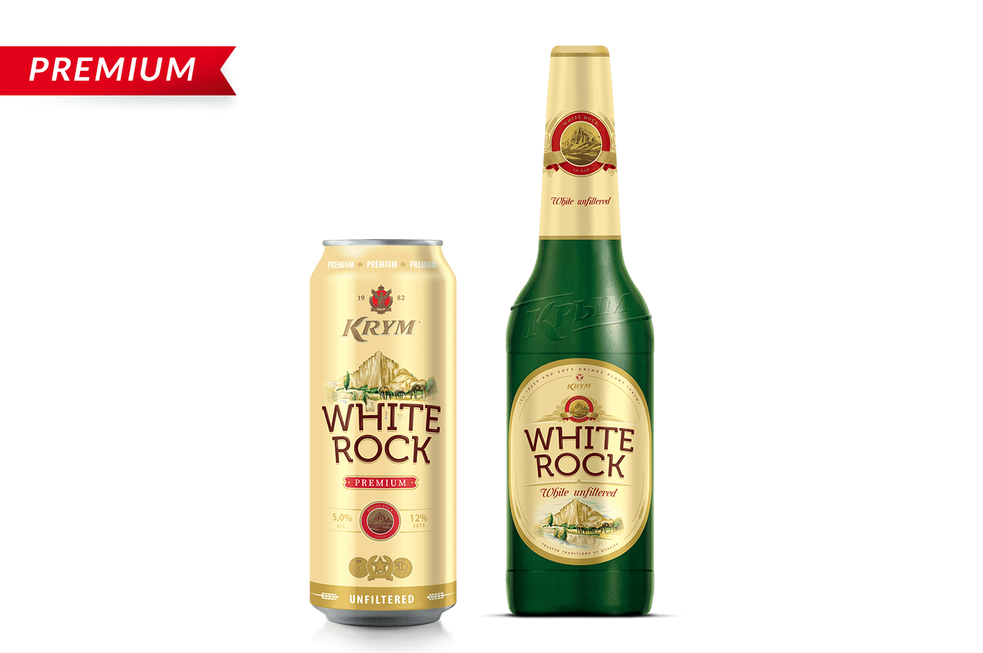 «WHITE ROCK» Beer beverage